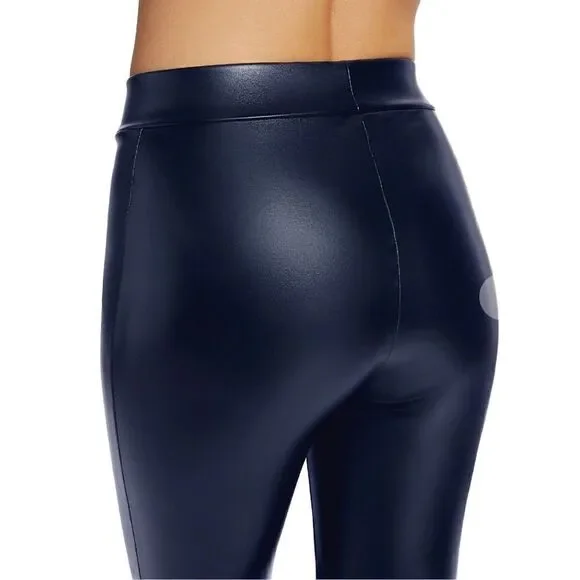 NWT Wolford Estella Faux Vegan Leggings Sz 12